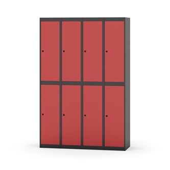 Novis vaatekaappi, tasakatto, 2:4, L120 cm