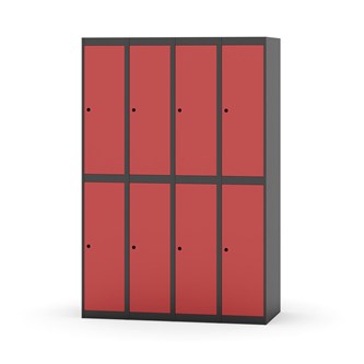 Novis vaatekaappi, tasakatto, 2:4, L120 cm