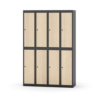 Novis vaatekaappi, tasakatto, 2:4, L120 cm
