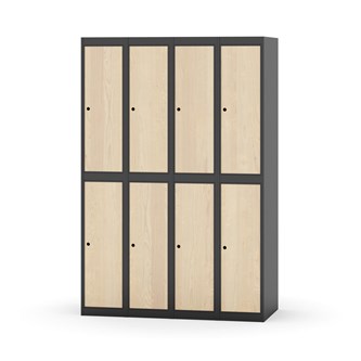 Novis vaatekaappi, tasakatto, 2:4, L120 cm
