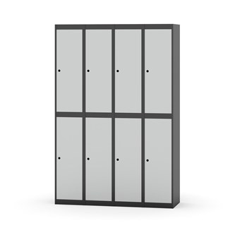 Novis vaatekaappi, tasakatto, 2:4, L120 cm