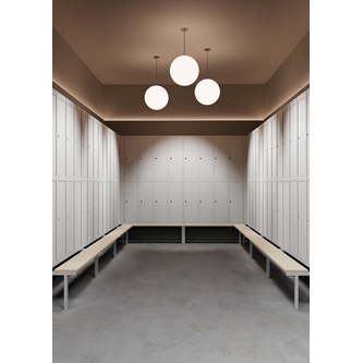 Novis vaatekaappi, tasakatto, 2:4, L120 cm