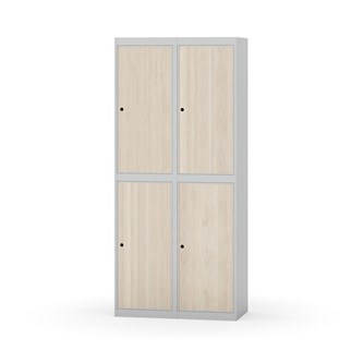 Novis vaatekaappi, tasakatto, 2:2, L80 cm