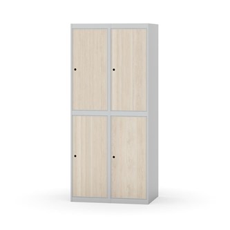 Novis vaatekaappi, tasakatto, 2:2, L80 cm