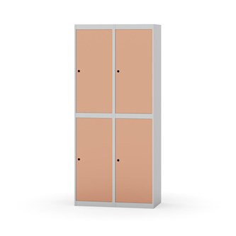 Novis vaatekaappi, tasakatto, 2:2, L80 cm