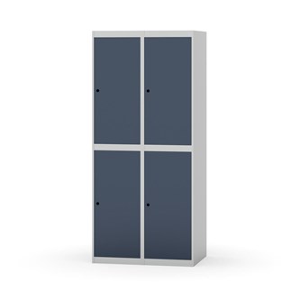 Novis vaatekaappi, tasakatto, 2:2, L80 cm