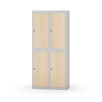 Novis vaatekaappi, tasakatto, 2:2, L80 cm