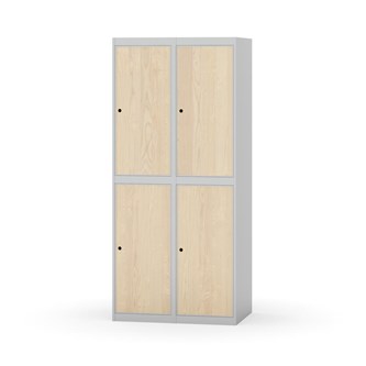 Novis vaatekaappi, tasakatto, 2:2, L80 cm