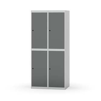 Novis vaatekaappi, tasakatto, 2:2, L80 cm