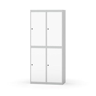 Novis vaatekaappi, tasakatto, 2:2, L80 cm