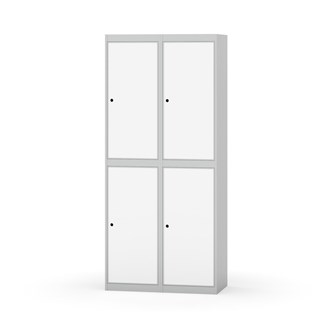 Novis vaatekaappi, tasakatto, 2:2, L80 cm