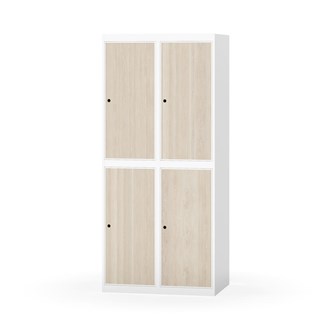 Novis vaatekaappi, tasakatto, 2:2, L80 cm