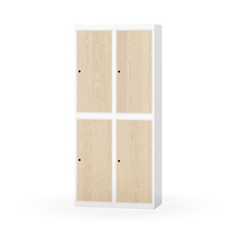 Novis vaatekaappi, tasakatto, 2:2, L80 cm