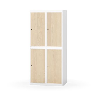 Novis vaatekaappi, tasakatto, 2:2, L80 cm