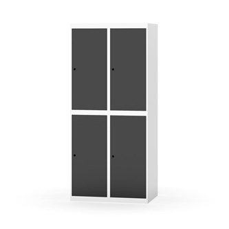 Novis vaatekaappi, tasakatto, 2:2, L80 cm