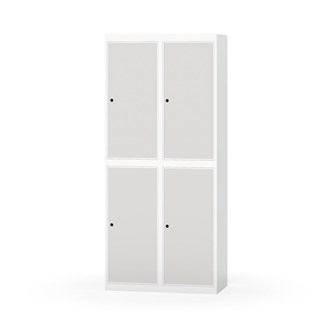 Novis vaatekaappi, tasakatto, 2:2, L80 cm