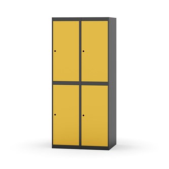 Novis vaatekaappi, tasakatto, 2:2, L80 cm