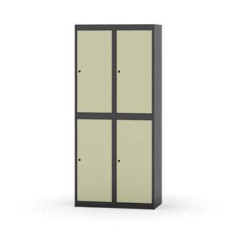 Novis vaatekaappi, tasakatto, 2:2, L80 cm