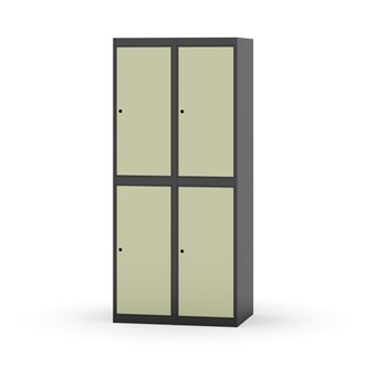 Novis vaatekaappi, tasakatto, 2:2, L80 cm