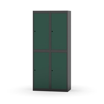 Novis vaatekaappi, tasakatto, 2:2, L80 cm