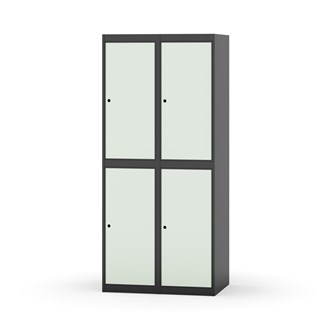 Novis vaatekaappi, tasakatto, 2:2, L80 cm