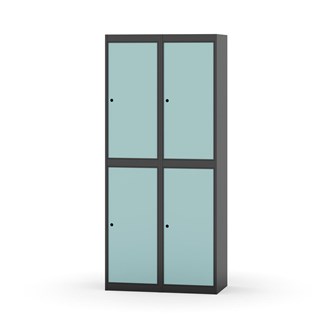 Novis vaatekaappi, tasakatto, 2:2, L80 cm