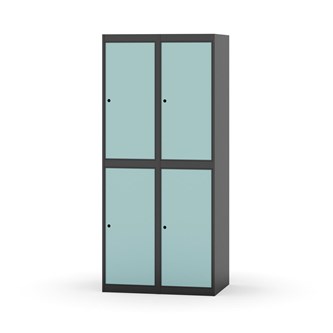 Novis vaatekaappi, tasakatto, 2:2, L80 cm