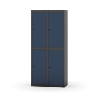 Novis vaatekaappi, tasakatto, 2:2, L80 cm