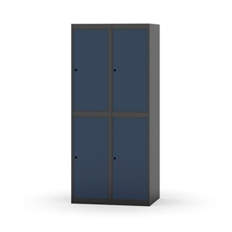 Novis vaatekaappi, tasakatto, 2:2, L80 cm