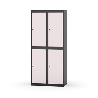 Novis vaatekaappi, tasakatto, 2:2, L80 cm