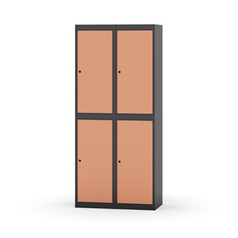 Novis vaatekaappi, tasakatto, 2:2, L80 cm