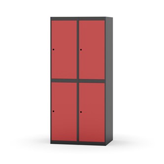 Novis vaatekaappi, tasakatto, 2:2, L80 cm