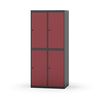 Novis vaatekaappi, tasakatto, 2:2, L80 cm