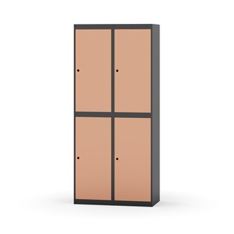 Novis vaatekaappi, tasakatto, 2:2, L80 cm