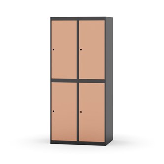 Novis vaatekaappi, tasakatto, 2:2, L80 cm