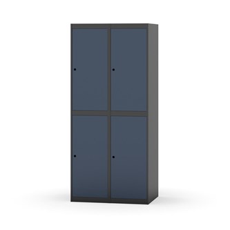 Novis vaatekaappi, tasakatto, 2:2, L80 cm