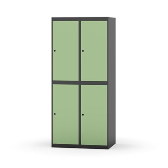 Novis vaatekaappi, tasakatto, 2:2, L80 cm