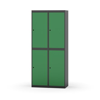 Novis vaatekaappi, tasakatto, 2:2, L80 cm