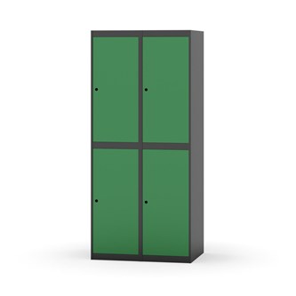 Novis vaatekaappi, tasakatto, 2:2, L80 cm