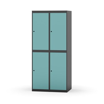 Novis vaatekaappi, tasakatto, 2:2, L80 cm