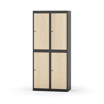 Novis vaatekaappi, tasakatto, 2:2, L80 cm