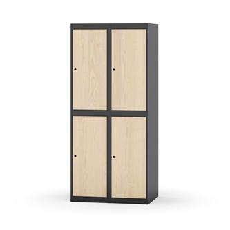 Novis vaatekaappi, tasakatto, 2:2, L80 cm