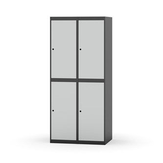 Novis vaatekaappi, tasakatto, 2:2, L80 cm