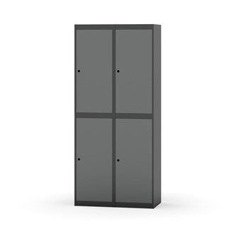 Novis vaatekaappi, tasakatto, 2:2, L80 cm