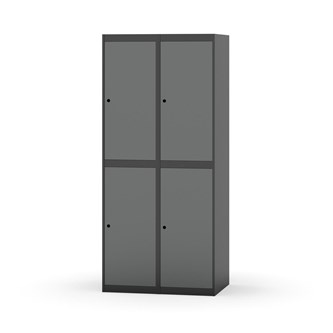 Novis vaatekaappi, tasakatto, 2:2, L80 cm