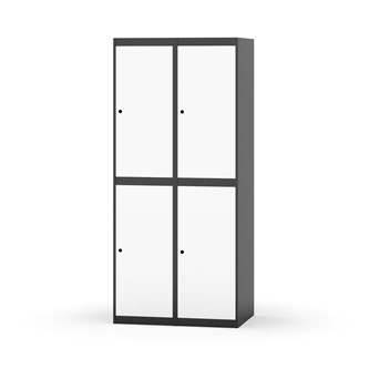 Novis vaatekaappi, tasakatto, 2:2, L80 cm