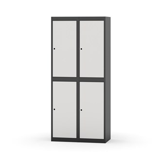 Novis vaatekaappi, tasakatto, 2:2, L80 cm