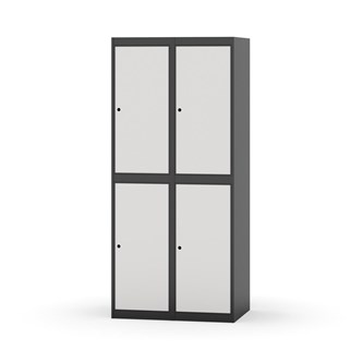 Novis vaatekaappi, tasakatto, 2:2, L80 cm