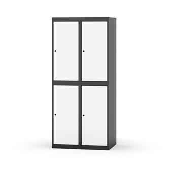 Novis vaatekaappi, tasakatto, 2:2, L80 cm