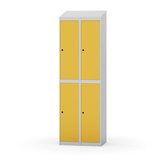 Novis vaatekaappi, vinokatto, 2:2, L60 cm